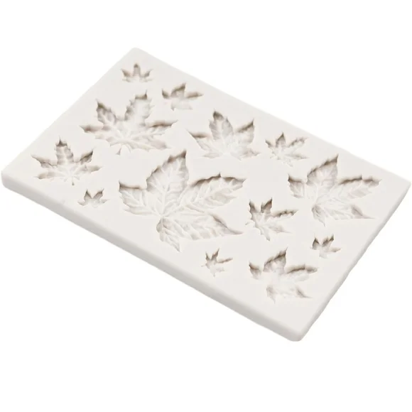 Tree Leaf Silicone Mold Maple Leaf Fondant Mold For Cake Decoration - Picture 4 of 5